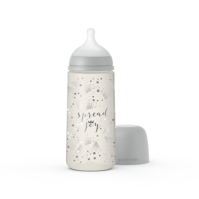 SUAVINEX | Dojčenská fľaša JOY 360 ml L - srdce